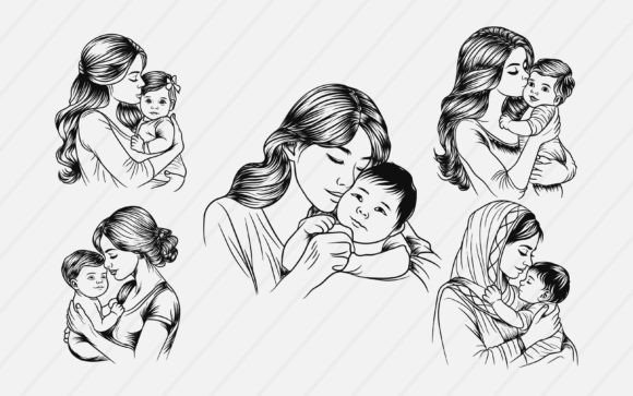 Download Mom Lover Vector Graphics Illustration - Premium Resources